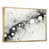 Toile avec cadre flottant or