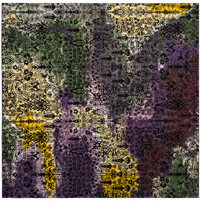 Chris Watercolor Performance Floral Rug