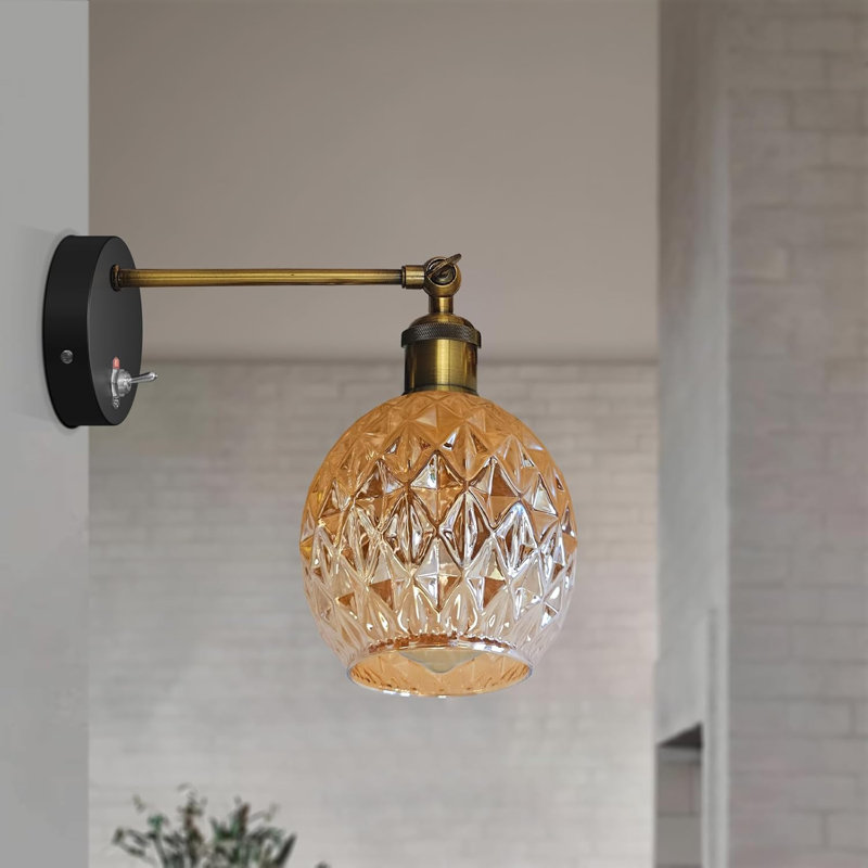 Thorntonville Glass Armed Sconce