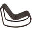 Chaise berçante d'extérieur en osier Antigua-167879041