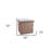 12" Taupe Boucle Cube Storage Ottoman