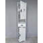 Armoire de rangement de 69 po de hauteur avec 2 portes de grange et 1 tiroir, unité de rangement étroite, tablettes réglables, armoire de plancher pour la salle de bain, le salon, le vestibule et la cuisine-2005457369