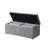 1 Piece Rectangular Storage Ottoman Short Velvet With 2 Set Ottomans (Light Gray)-965624433