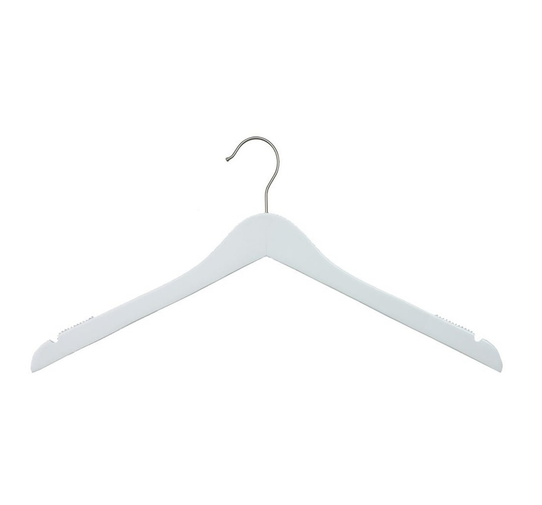 Swifton Wood Standard Hanger for Dress/Shirt/Sweater (Set of 100) Rebrilliant 