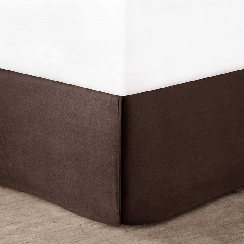 Édredon 7 pièces bleu grand - motif géométrique complexe, 100% brossé, avec jupe de lit, coussins décoratifs pour imprimés élégants, rembourrage inclus