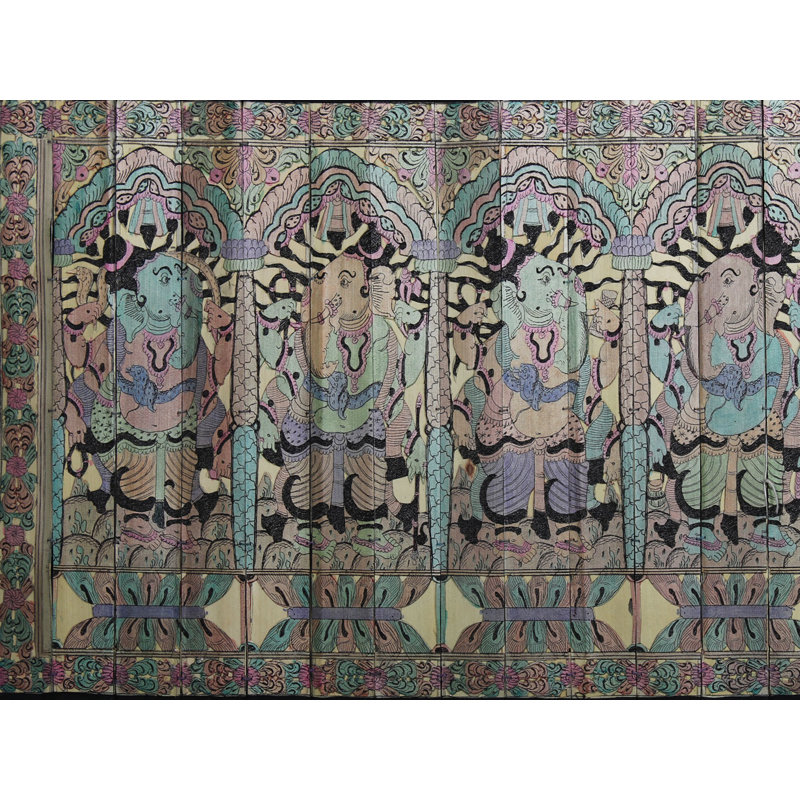Ganesh coloré et coloré | Paata, peinture de l'Orissa