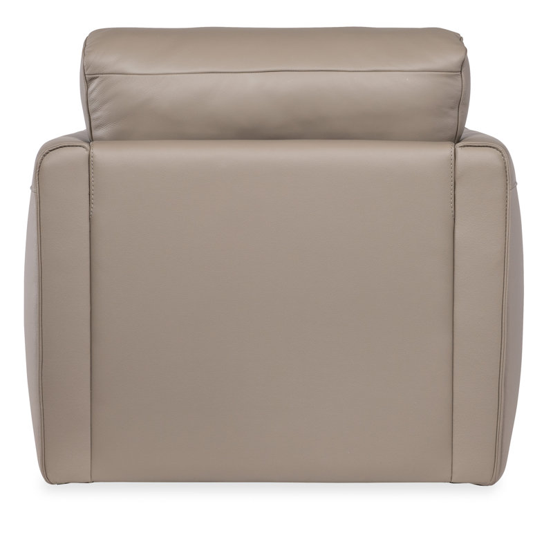 Meridian Leather Swivel Armchair