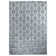 Metro-Velvet Geometric Area Rug in Blue