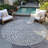 Evalora Gray Washable Indoor-Outdoor Rug - -1765866780