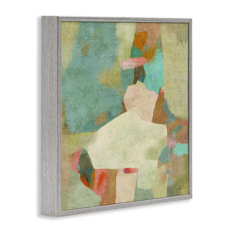 Bedtime Story Substrat Abstraction, giclée encadrée, design par Suzanne Nicoll, H 17 po x l 17 po