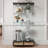 Modern Glass Display Cabinet With Large Drawers-1451932909