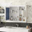 Pharmacie murale 32 "avec 3 tablettes