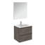 Ensemble de meuble-lavabo simple 40 po avec miroir Durazo-116240201-24183301