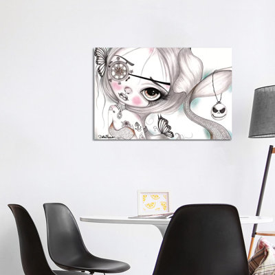 The Mermaid by Dottie Gleason - Wrapped Canvas Gallery-Wrapped Canvas Giclée