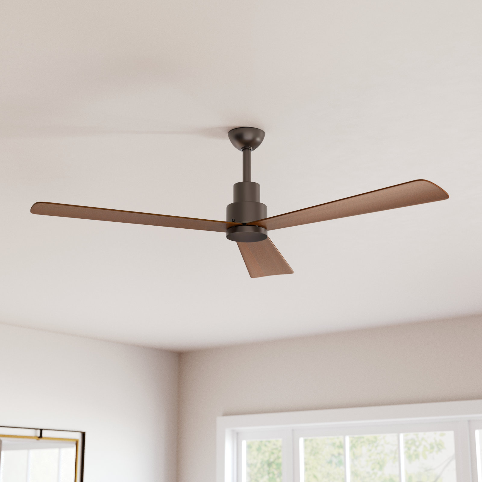 Simple 52" Outdoor Ceiling Fan, Oil Rubbed Bronze 