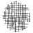 Abstract Lines Round Hanging Dimensional Sculpture-111302634-111302631