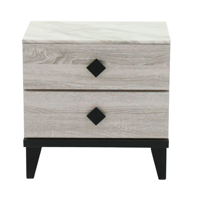 Nighstand In Oak (Rustic Accents)