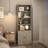 Tall Bookcase, Wooden 6 Shelf Bookshelves-1117535548