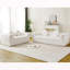Canapé moderne sans os avec deux coussins décoratifs circulaires, tissu en polyester à poils longs texturé litchi doux pour la peau, canapé en mousse à carreaux-120596549-120596552