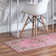 Tapis oriental rose 