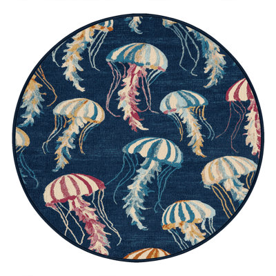  Tapis nautique lavable Jellyfish