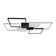 Modern Rectangular Elegant Dimmable Led Ceiling Light With Remote Control