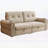 Multi-functional Light Grey Sofas, Steel Frame Convertibles For Modern Living