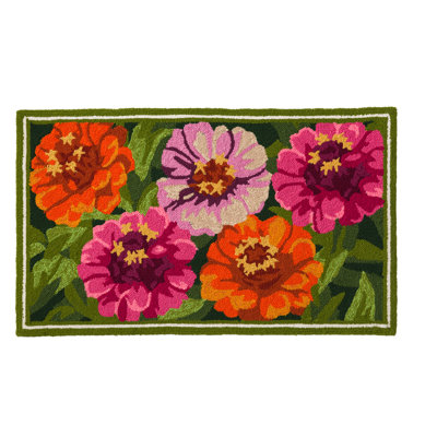 Powderly Floral Outdoor Doormat