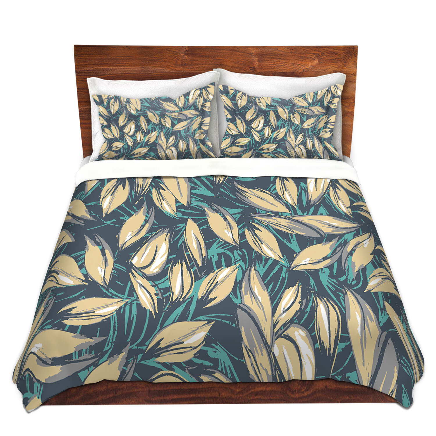 Marisol Duvet Cover Set Etta Avenue Size: Full/Queen Duvet Cover + 2 Standard Shams