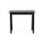 Traditional Black 22" x 42" x 36" Compact Bar Table with Space-Saving Seating for Four-728341208