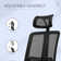 Chaise de travail ergonomique Adelson