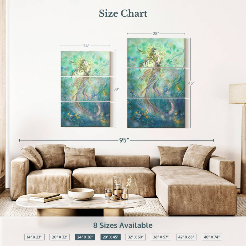 Creatures - Treasure, 38" H x 24" W