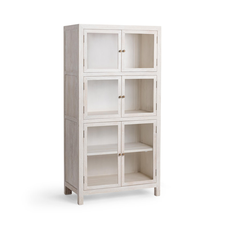 Hera Mango Wood Display Cabinet