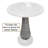 Birds and Beyond 19"D x 24"H Fiber Clay Birdbath Baringer Collection-1743534698