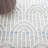 Klevis Hand Woven Wool Striped Rug-1045191985