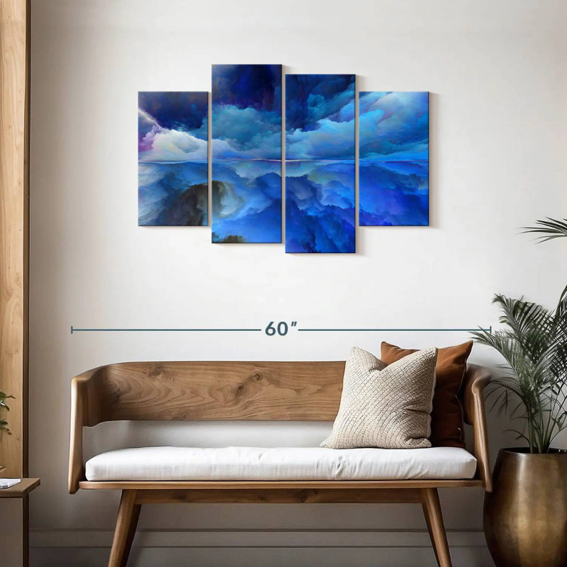 Avery Abstract Sky, 27" H x 43" W