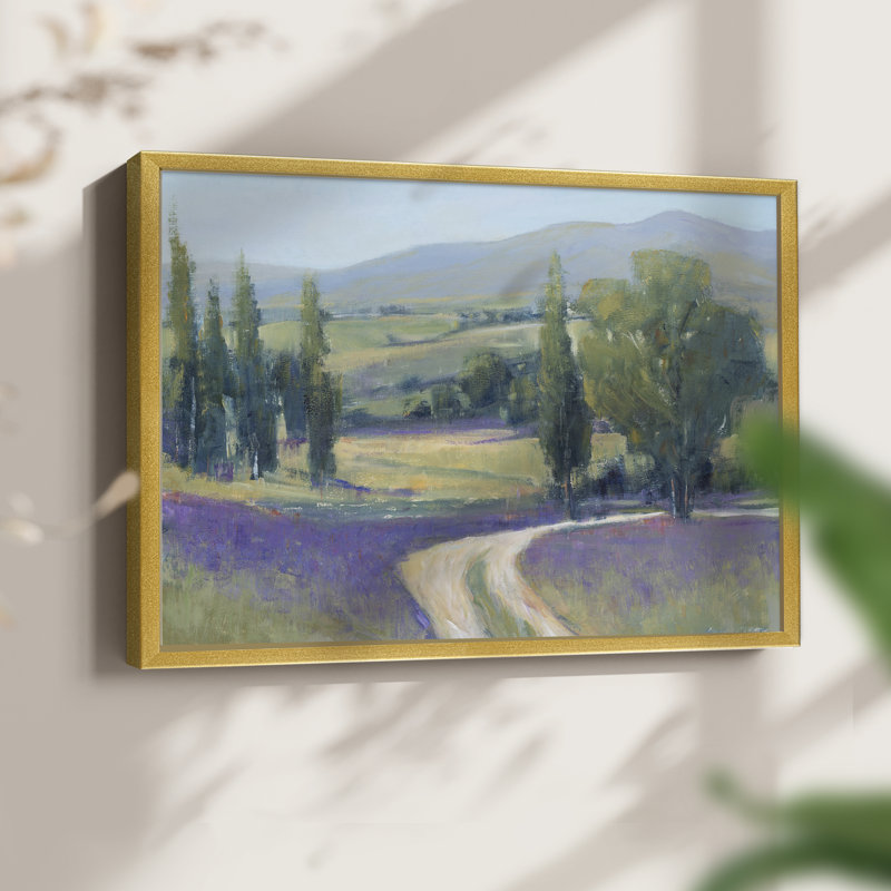Lavender Meadow II -Framed Print - Restickable, 8" H x 10" W