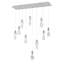 Transitional 10 Light Crystal Shade Chandelier-242837121
