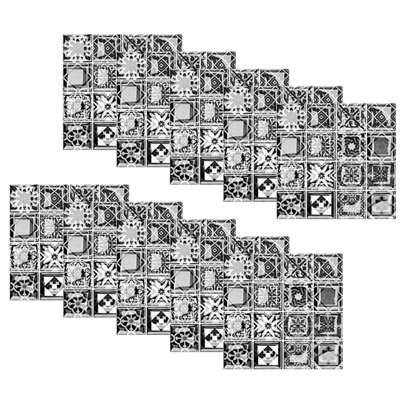 10 pièces de carreaux de cristal autocollants muraux auto-adhésifs