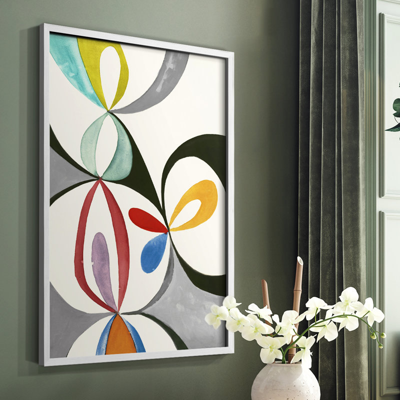 Magic Tricks III Framed Print - Solid Wood, White, 28" H x 22" W