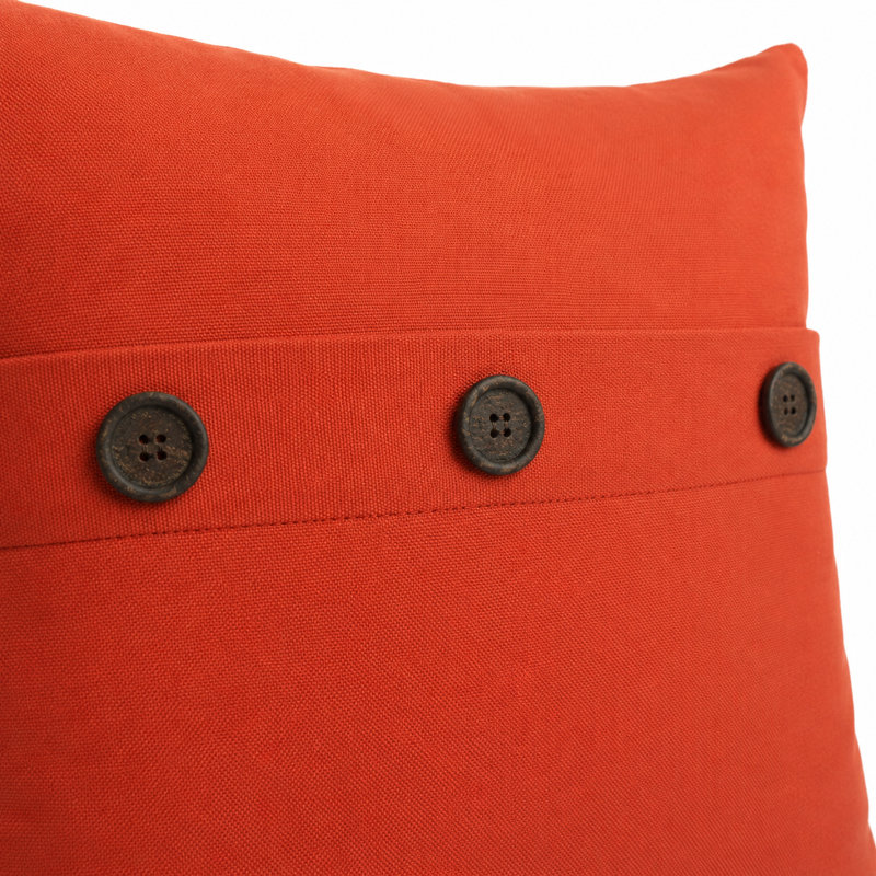 Coussin uni 20 po, Citrouille