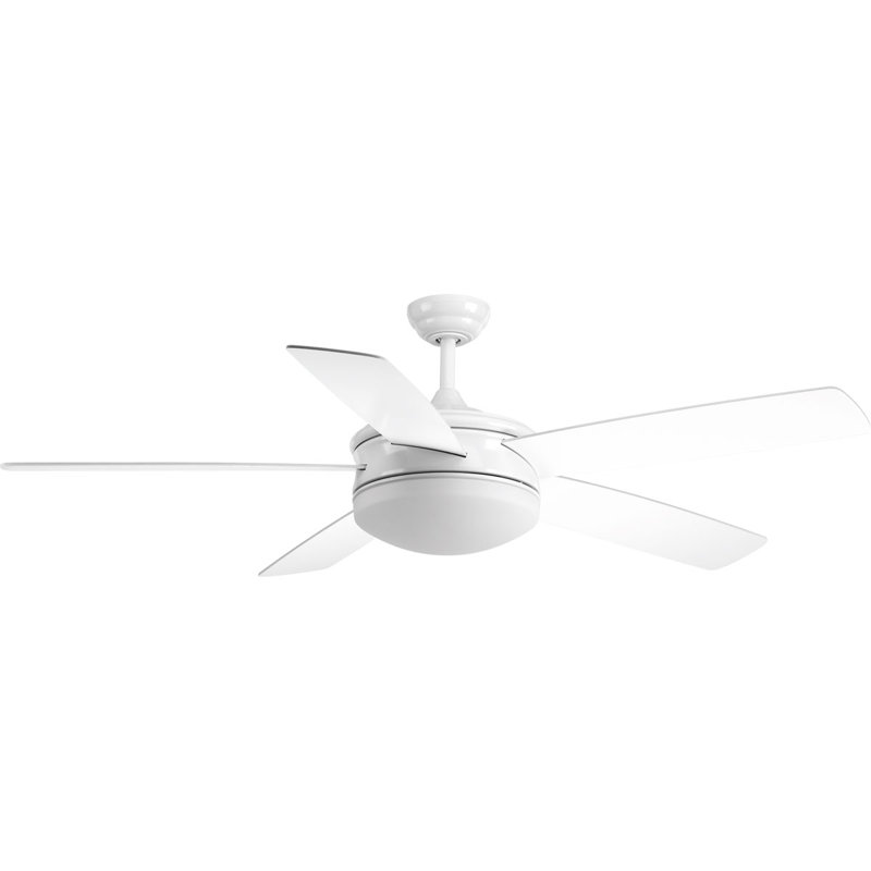 Fresno 60'' Ceiling Fan with LED Lights, White