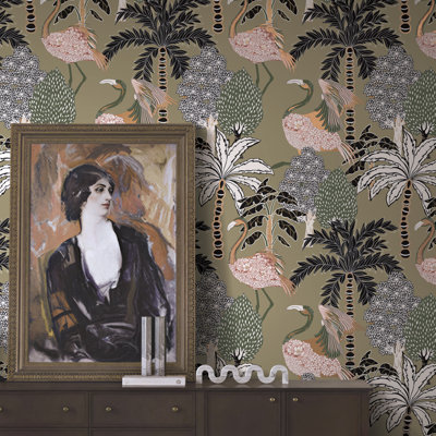 Rouleau de fleurs tropicales Muse