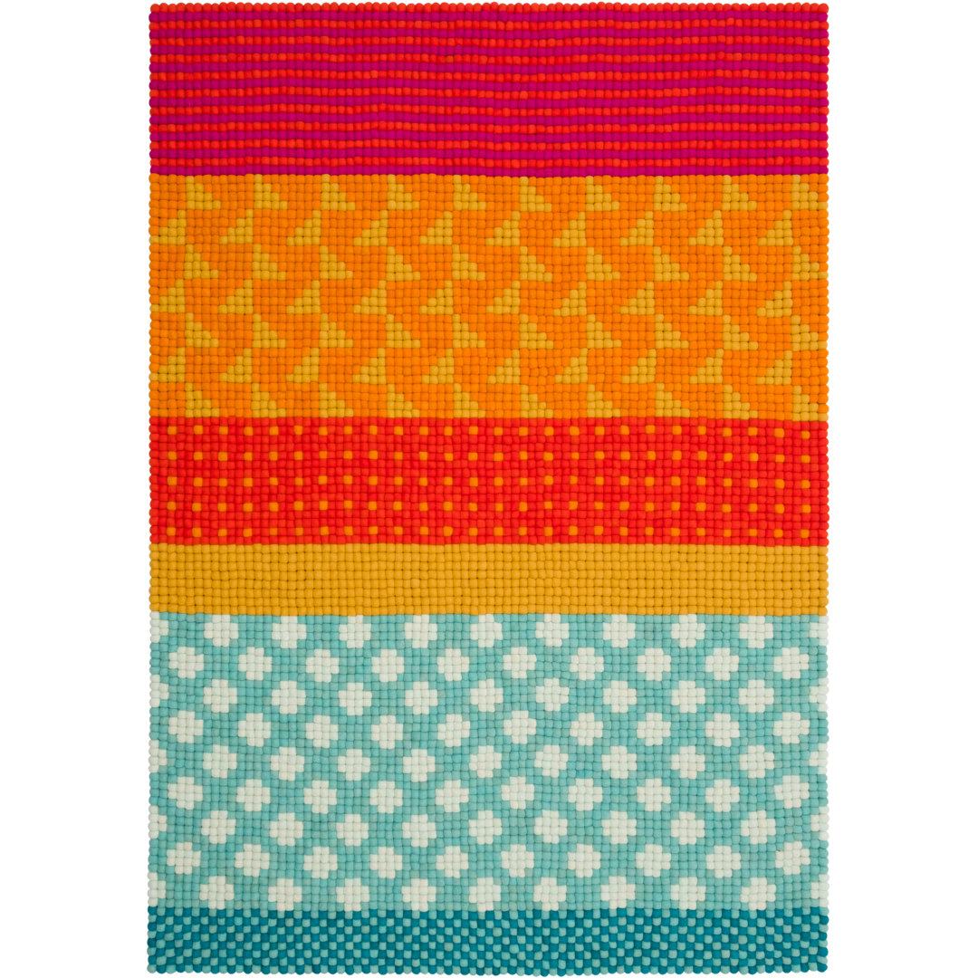 Kerala Geometric Wool Hand Woven 160cm X 230cm Area Rug