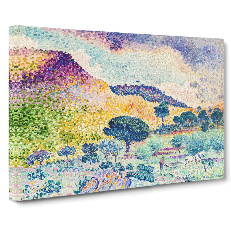 The Chain Of The Moors by Henri-Edmond Cross - Wrapped Canvas, 40cm H x 60cm W x 3cm D