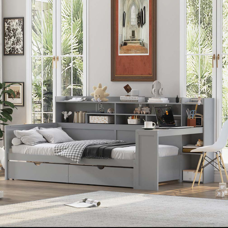 2-Drawers Storage Daybed, Twin