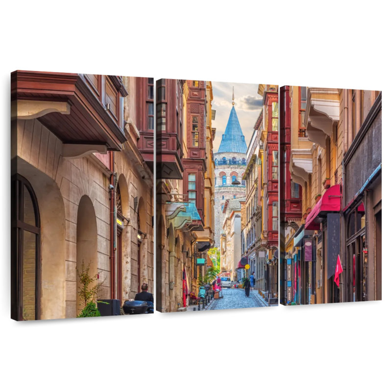 Sireci Alley In Turkey, 32" H x 50" W