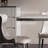 Metal Microlite Rectangular Dining Table Sets-104026401