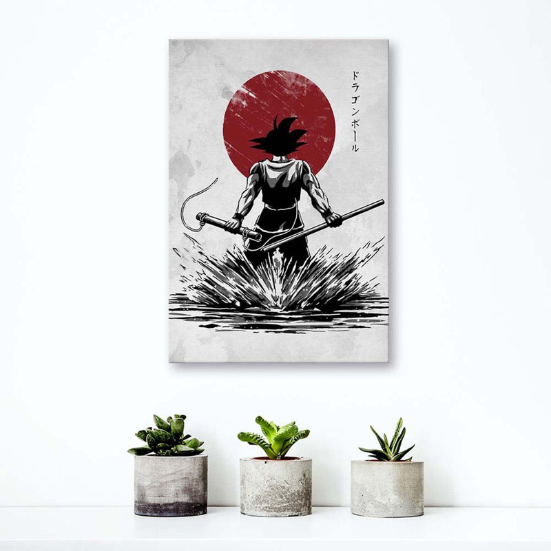 Japan Manga, Manga - Wrapped Canvas Print, 90cm H x 60cm W