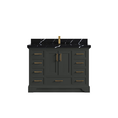 Charlotte 48'' Single Bathroom Vanity with Top